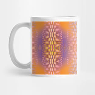 trippy psychedelic grate Mug